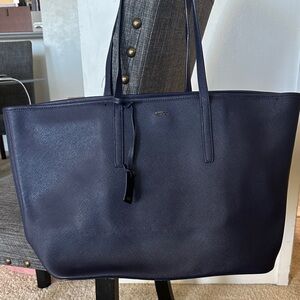 TUMI Navy Blue Large Tote Bag